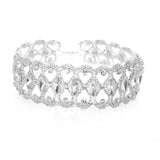 Sparkling Rhinestone Collar Choker Statement Necklace Jewelry