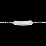 Personalized Sparkling Name Bracelet Cubic Zircon 18K Plated Jewelry