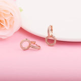 Double Hoop Earrings Sterling Silver Jewelry For Woman
