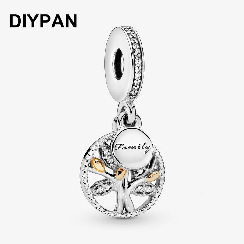 Family Tree Dangle Charm for Pan Bracelet