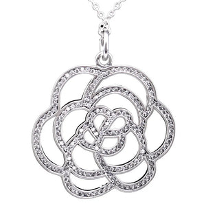 Family Tree & Angel Wings Heart Charm Necklace