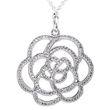 Family Tree & Angel Wings Heart Charm Necklace