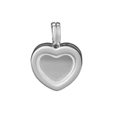 Sparkling Floating Heart Locket Charm for DIY Jewelry Making