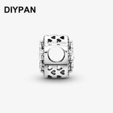 Sparkling Flower Pave Charm for Pandora Bracelet
