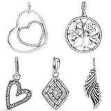 Family Tree Necklace Pendant 925 Silver Charm
