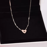 Sparkling Heart Necklace for Lover Woman DIY Jewelry Making