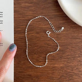 925 Sterling Silver Gypsophila Anklet