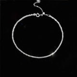 Gypsophila Anklet 925 Sterling Silver Fine Jewelry