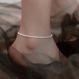 Gypsophila Anklet 925 Sterling Silver Fine Jewelry