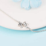 Sparkling Herbarium Cluster Chain Bracelet for Women