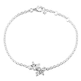 Sparkling Herbarium Cluster Chain Bracelet for Women
