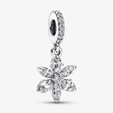 Sparkling Herbarium Cluster Dangle Charm for Bracelet Bangle