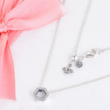 Honeycomb Hexagon Necklace for European Charms, DIY Jewelry