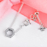 Honeycomb Hexagon Necklace for European Charms, DIY Jewelry