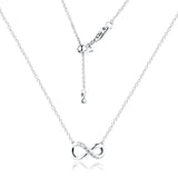 Sparkling Infinity Collier Necklace & Pendant