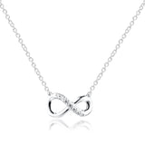 Sparkling Infinity Collier Necklace & Pendant