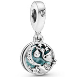 Infinity Mom Heart Cake Pendant Charm 925 Sterling Silver Bead