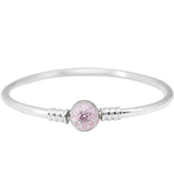 Sparkling Infinity Winged Heart Bangle