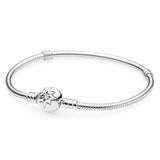 Sparkling Infinity Winged Heart Bangle