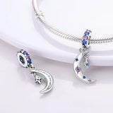Sparkling Owl Cat Star Love Moon Charm Beads for Bracelet Necklace Pendant
