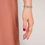 Sparkling Pink Crystal Bracelet for Women