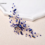 Sparkling Rhinestone Hair Combs Beads Hairpins for Bride Wedding Hair Jewelry