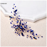 Sparkling Rhinestone Hair Combs Beads Hairpins for Bride Wedding Hair Jewelry
