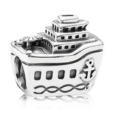 Sparkling Shooting Star Family Infinity Heart Anchored Cruise Bead Charm