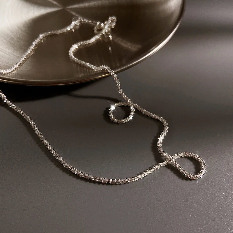 Silver Choker Necklace for Women