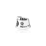 Skull 925 Silver Charms Dog Cat Bowl Beads Rabbit Lion for Bracelets Necklaces