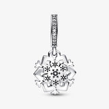Snowflake Dangle Charm for Bracelet Bangle Jewelry