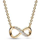 Sparkling Heart Helm Script Collier Necklace 925 Sterling Silver Jewelry