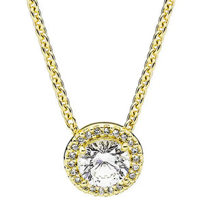 Sparkling Heart Helm Script Collier Necklace 925 Sterling Silver Jewelry
