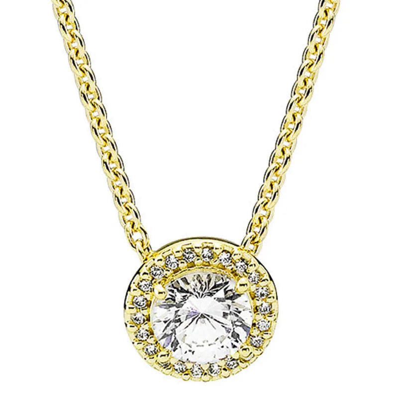 Sparkling Heart Helm Script Collier Necklace 925 Sterling Silver Jewelry