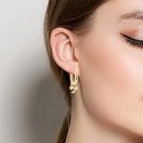 925 Silver Sun Star Moon Triple Earrings for Women