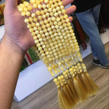 Rope Tasseled Beirut Amber Rosary Islamic Rosary 33 Beads Tasbih