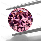Special Pink Gemstone Zircon Stone 11mm 5ct 5A Loose Stone For Women Jewelry