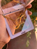 Custom Initial Name Pendant Necklace Gothic Jewelry Choker