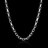 925 Silver Necklace 5MM Box Chain 18in Wedding Jewelry