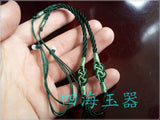 Bold Bow Cotton Rope for Jade Pendant Necklace