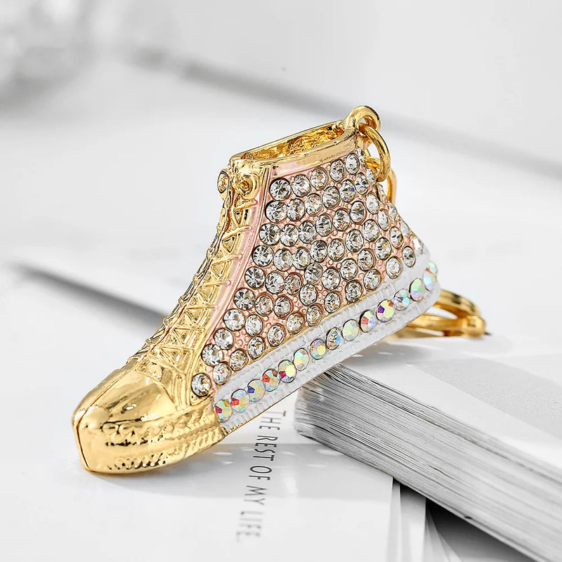 European & American Handbag Pendant High-Top Board Shoe Keychain