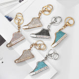 European & American Handbag Pendant High-Top Board Shoe Keychain