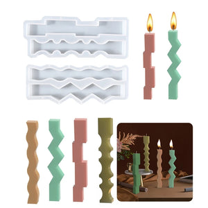 Special Shaped Strip Candle Silicone Mold for DIY Craft Soap Molds