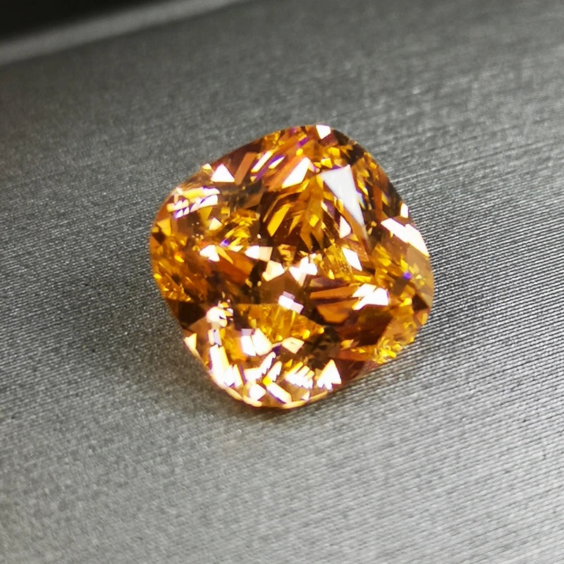 Spessartine Top Ice Arrival CZ Rectangle Loose Stone DIY Jewelry Making