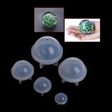 5-Piece Sphere Round Silicone Mold for Resin Epoxy Jewelry Making