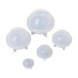 5-Piece Sphere Round Silicone Mold for Resin Epoxy Jewelry Making