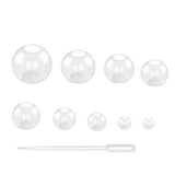 3D Sphere Silicone Resin Molds for Jewelry Making, Clear Ball Molds