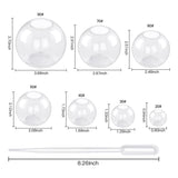 3D Sphere Silicone Resin Molds for Jewelry Making, Clear Ball Molds