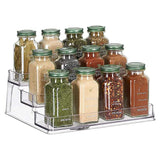 Spice Rack Kitchen Pantry Step Shelf Cabinet Organizer