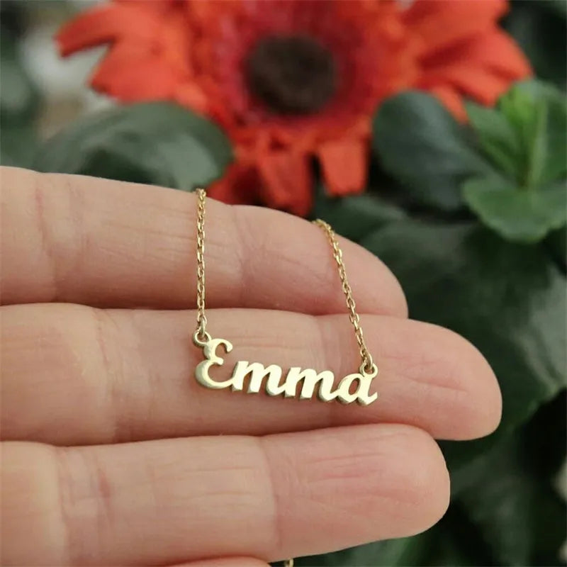 Spices Necklaces Personalized Name Jewelry for Women Girls Mother